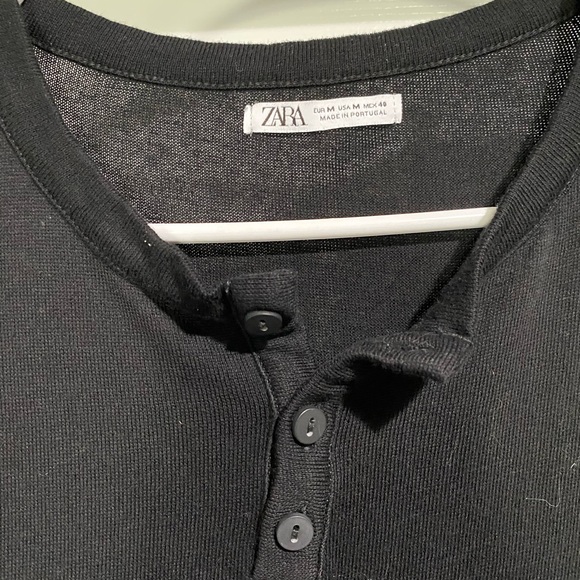 Men’s thin black casual shirt. - Picture 3 of 3